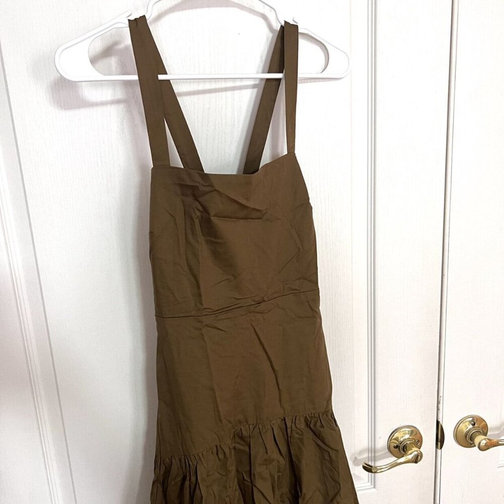 🆕NWT Banana Republic Petite Poplin Tiered Maxi Dress - Picture 3 of 10